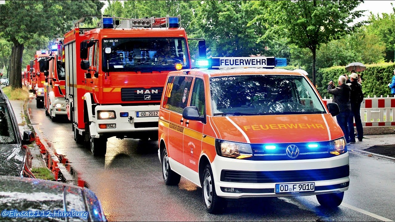 Freiwillige Feuerwehr Reinbek - Umzug ins neue Feuerwehrgebäude am Mühlenredder, 01.07.2023