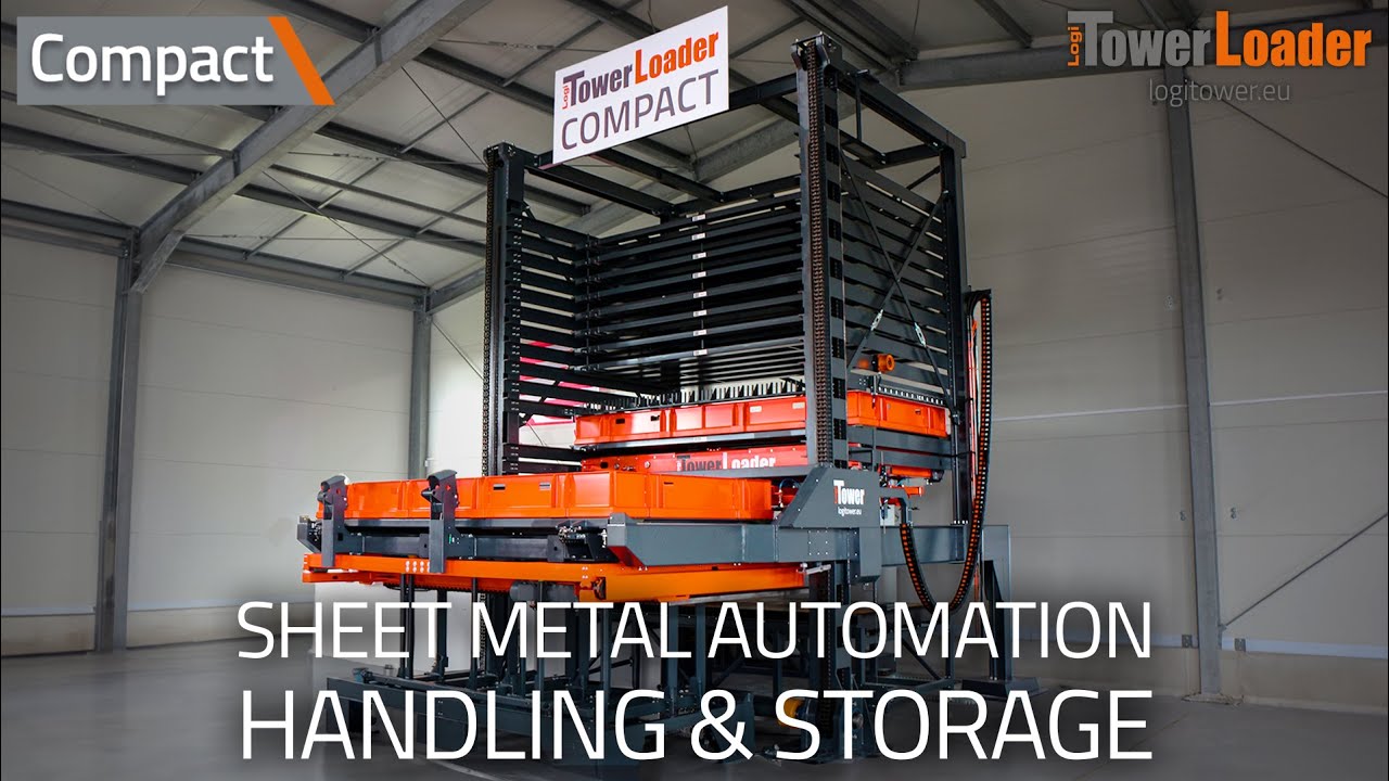 LogiTowerLoader COMPACT - Advanced Sheet Metal Automation for Handling and Storage