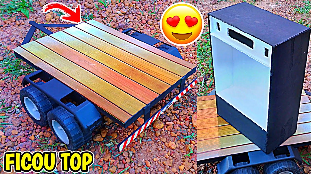 Pintando o REBOQUE e o RACK FIXO do Mini Paredão | Fui na Gráfica Imprimir os ADESIVOS do Reboque🤩