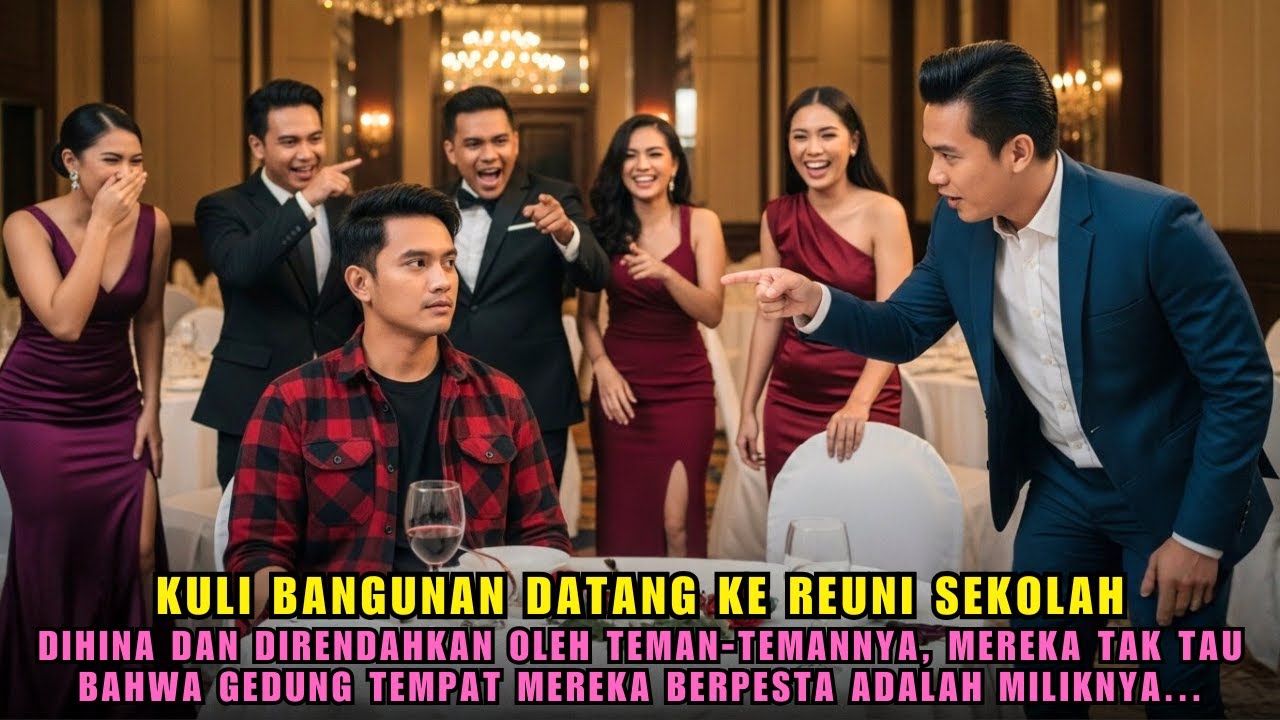 KULI BANGUNAN DIRENDAHKAN SAAT MENGHADIRI ACARA REUNI SEKOLAH, NAMUN SEMUA DIAM SAAT TAU BAHWA DIA..