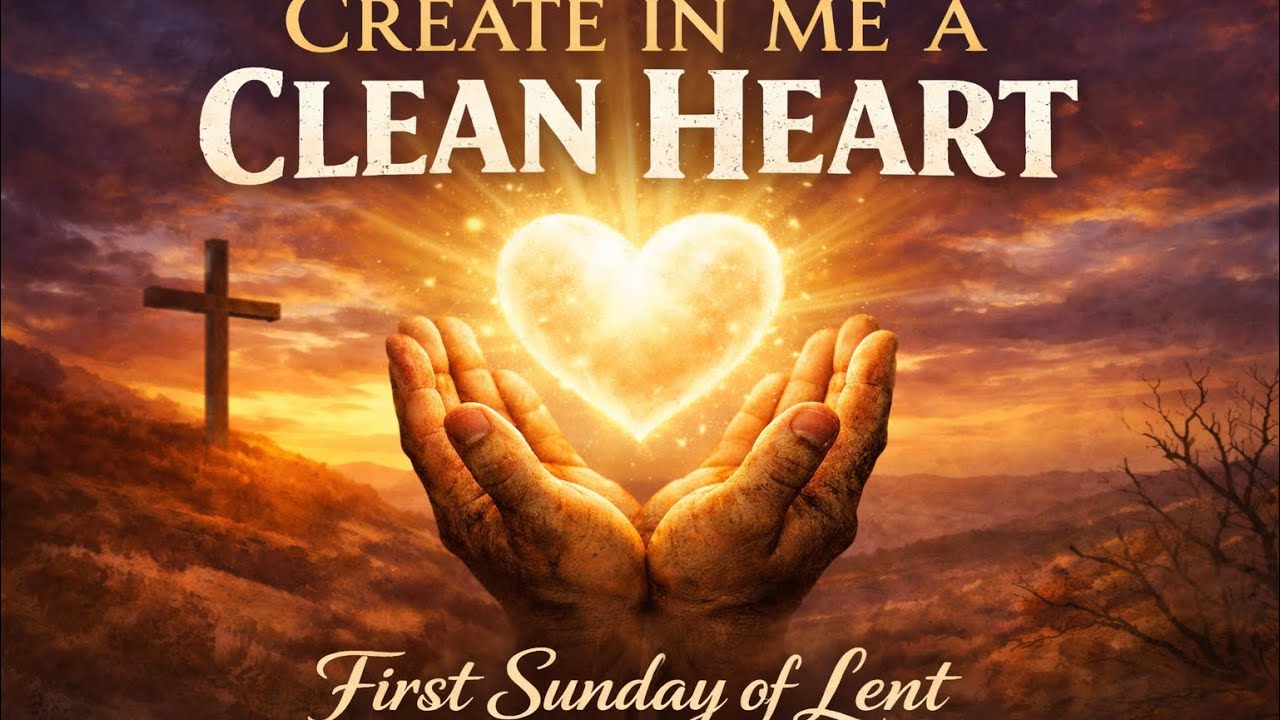Create in Me a Clean Heart, O God | First Sunday of Lent Prayer  (Psalm 51:10)