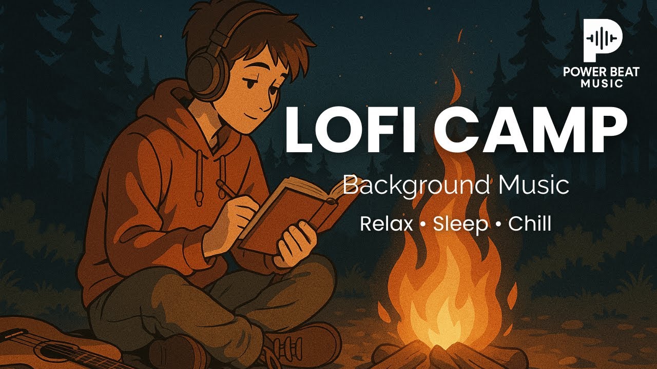 🔥 Campfire Lofi &ndash; Cozy Jazzhop Beats | Relaxing Background Music for Study & Chill