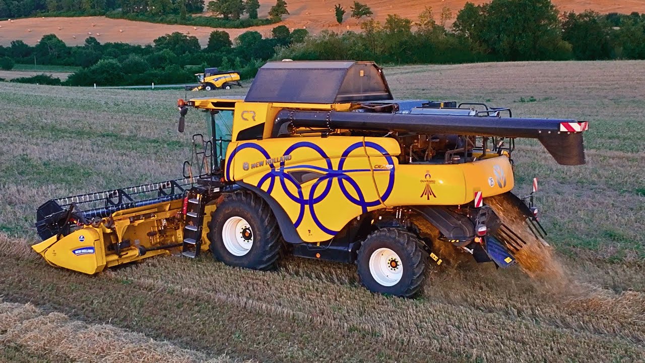 🤩 NEW HOLLAND CR Edition Spécial JEUX OLYMPIQUES à la MOISSON 2024 😎💨