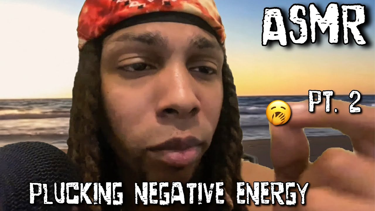 ASMR PLUCKING & DESTROYING YOUR NEGATIVE ENERGY (LOOPED) 🛌 🥱 Pt. 2