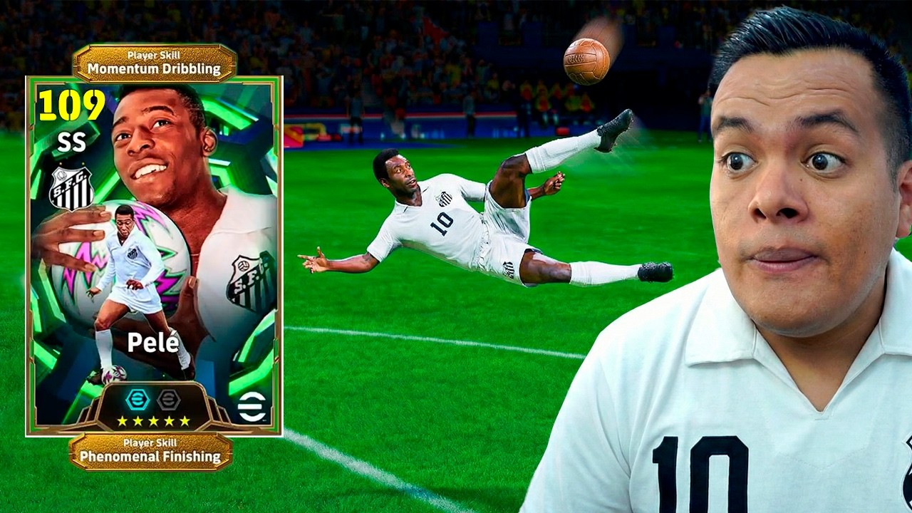 PELÉ SANTOS 109, Pero es su Mejor Carta en eFootball