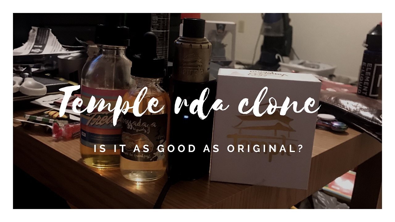 VAPERS CLOUD TEMPLE RDA CLONE | is it as good as the original | let's find out!?!?!