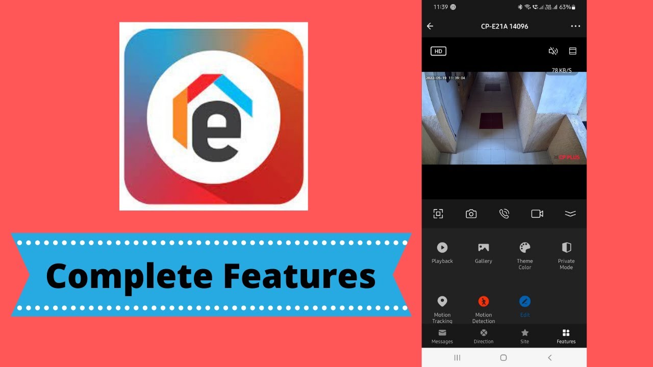 ezykam+ App | Full Features Review and Settings Explanation | CP Plus ezykam E21A | TechTonicsHindi