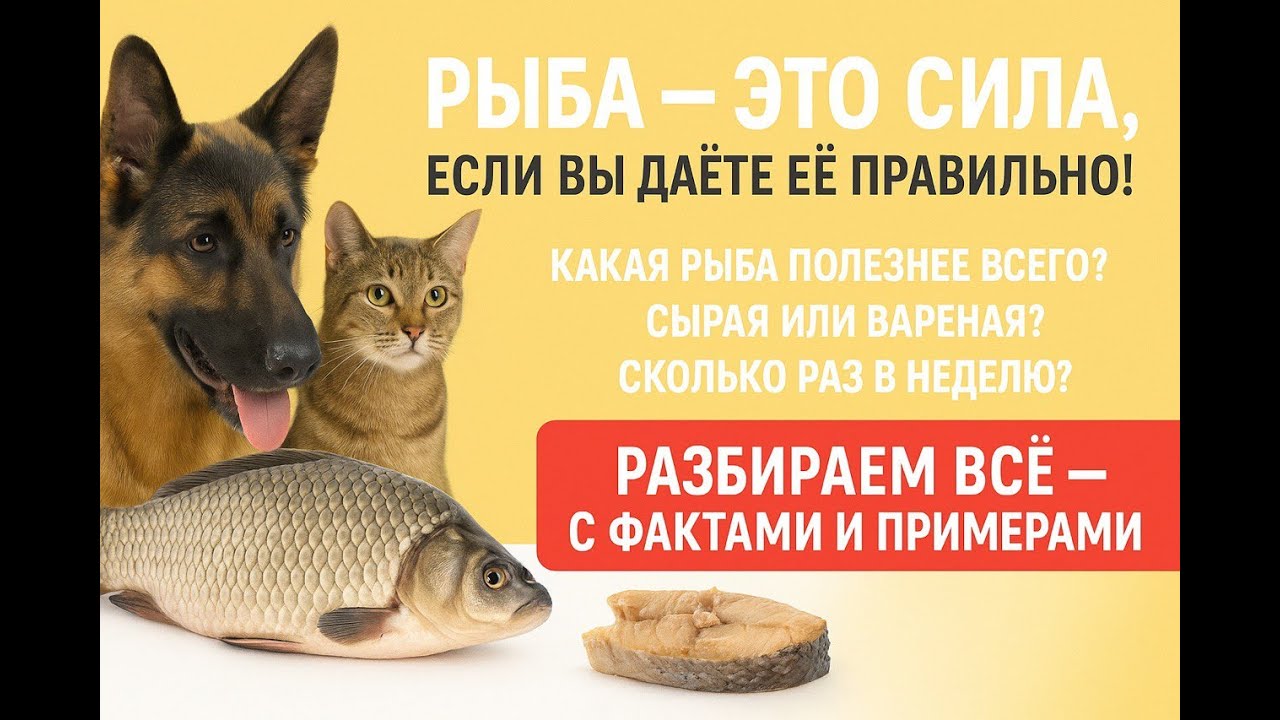 Какой вид рыбы для собак лучше всего, в каком виде скармливать, как смешивать, количество в рационе?