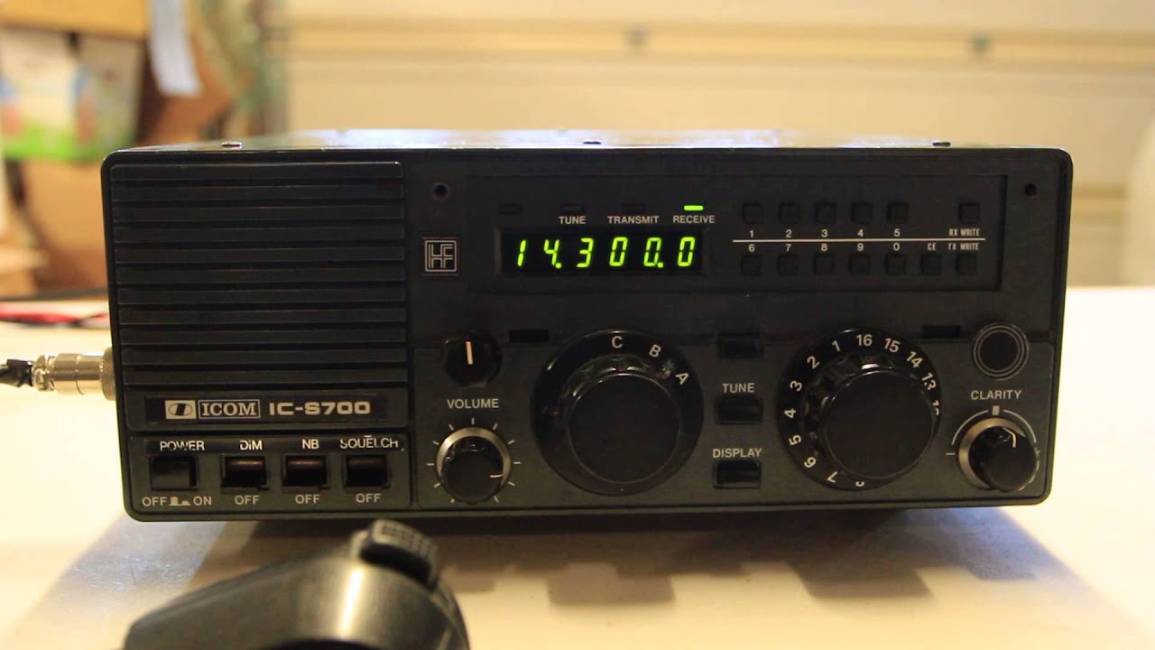 Repaired Icom IC-S700 (Military Icom M-700!)