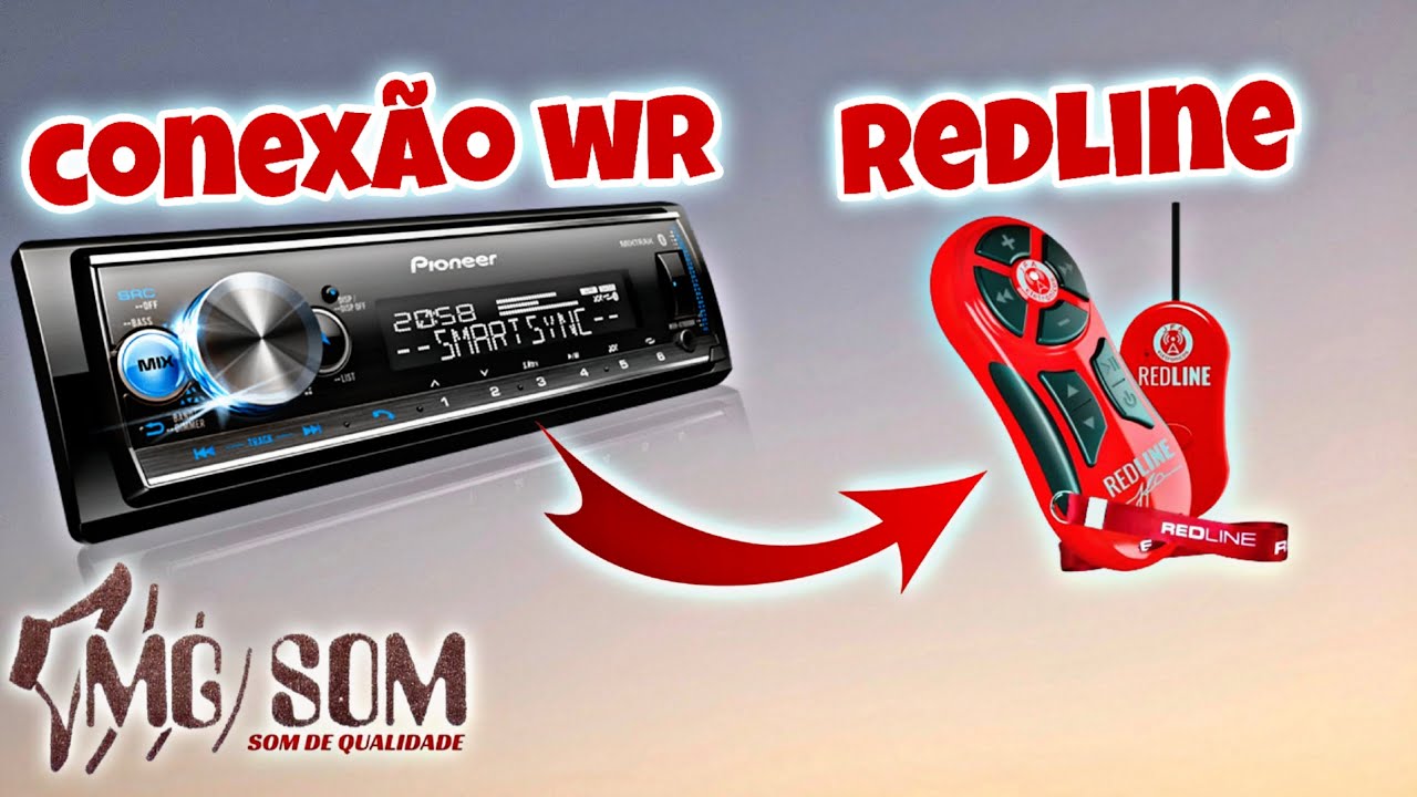 PIONEER COM CONEXÃO WR E CONTROLE JFA REDLINE
