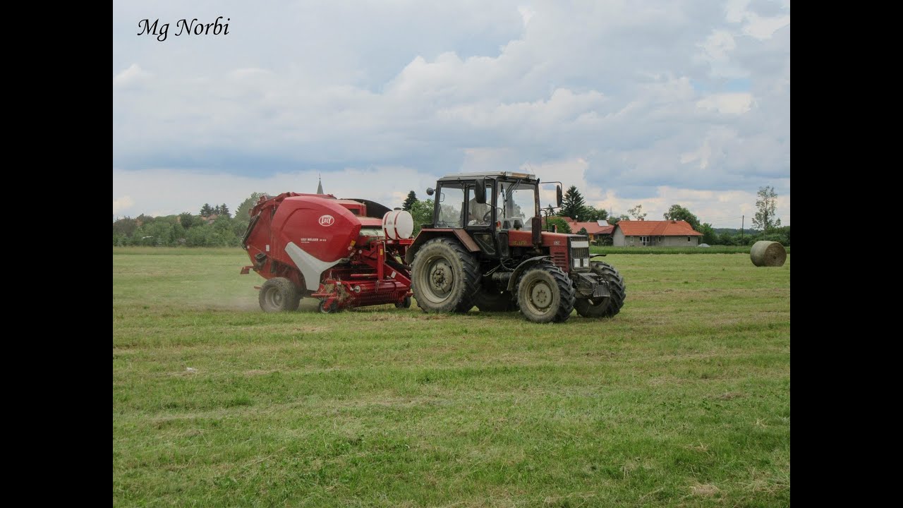 Pinkamenti Agrár Kft. 2016 Széna bálázás (5x MTZ, Lely Welger RP 415)