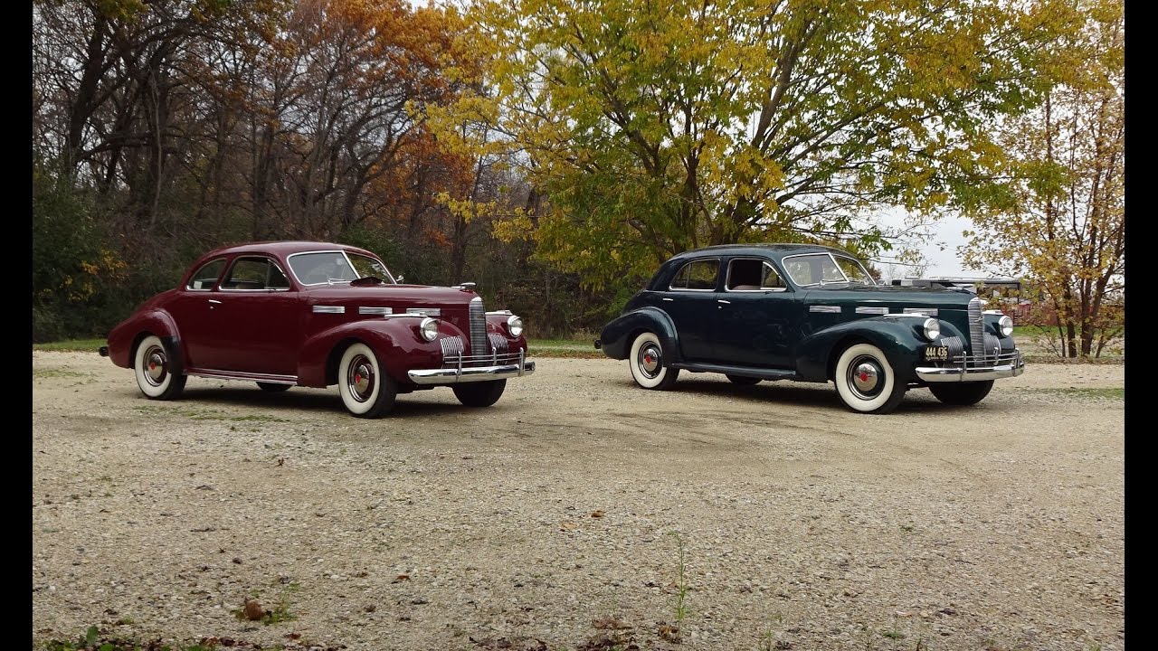 Two 1940 LaSalle Series 52 Coupe & 4 Door & Engine Sound on My Car Story with Lou Costabile
