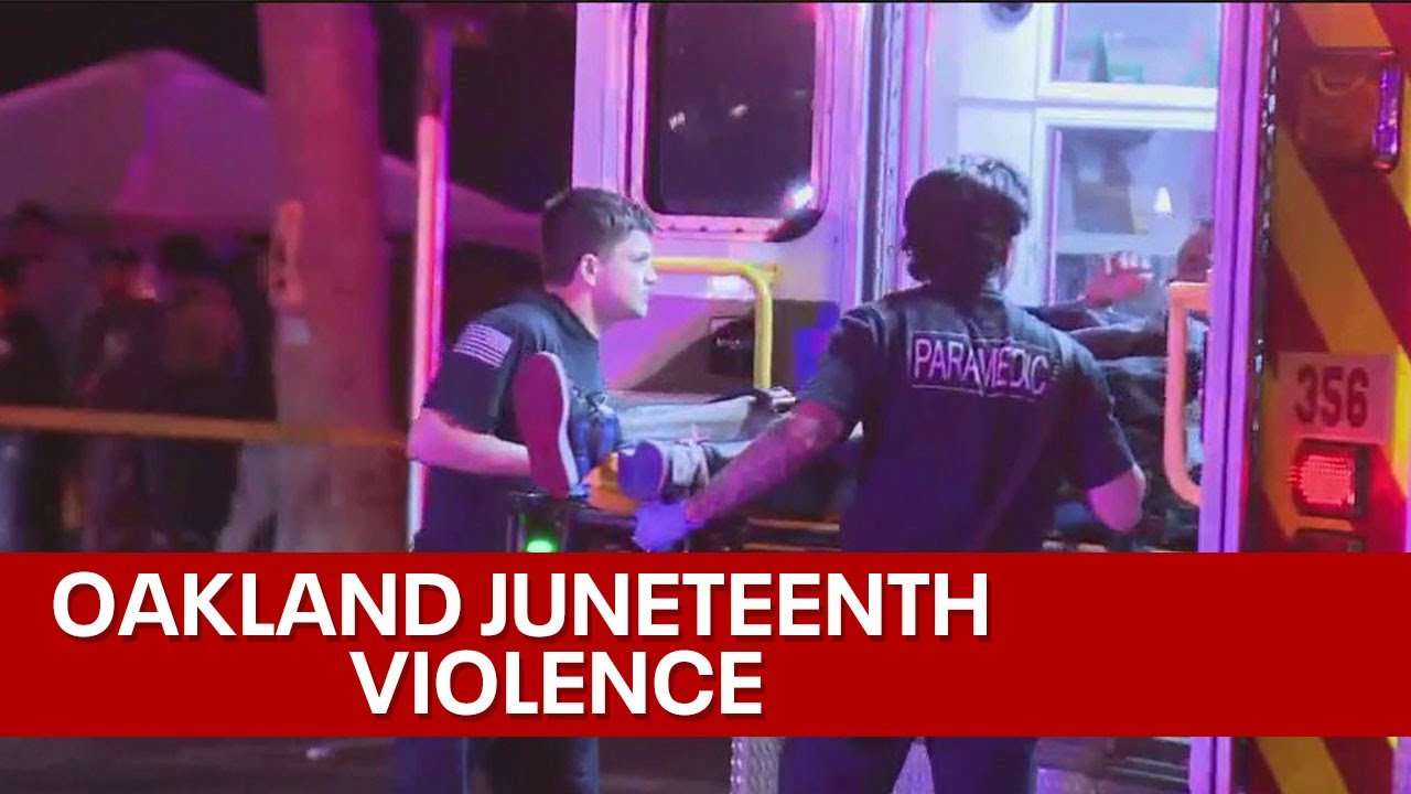 Oakland Juneteenth celebrations erupt in violence | KTVU
