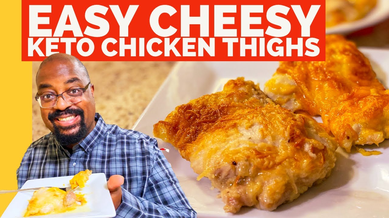Easy Keto Cheesy Chicken Thighs - Unbelievably Delicious!