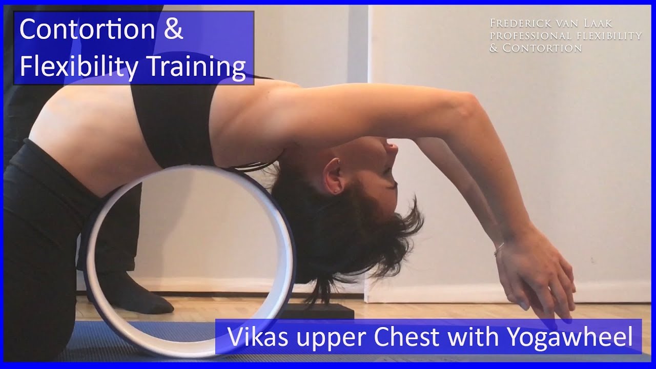 77 Flexyart Contortion Training: Upper Back w. Wheel  - Also for Yoga, Pole, Ballet, Dance People