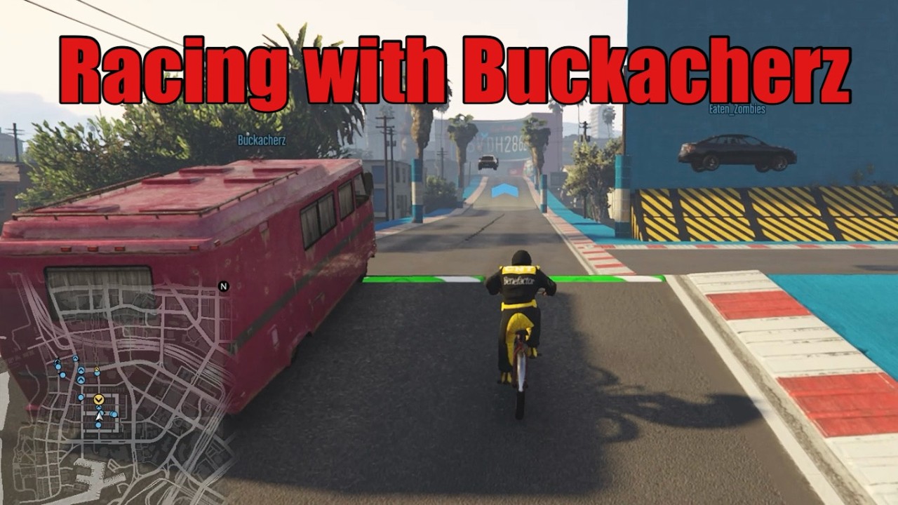 Racing on Buckacherzs stream