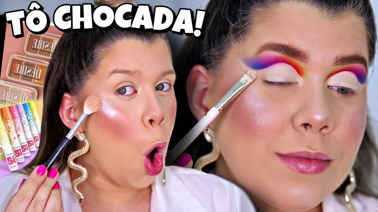 Testando *MAKES LANÇAMENTOS* | RUBY ROSE, PINK 21 e maiss