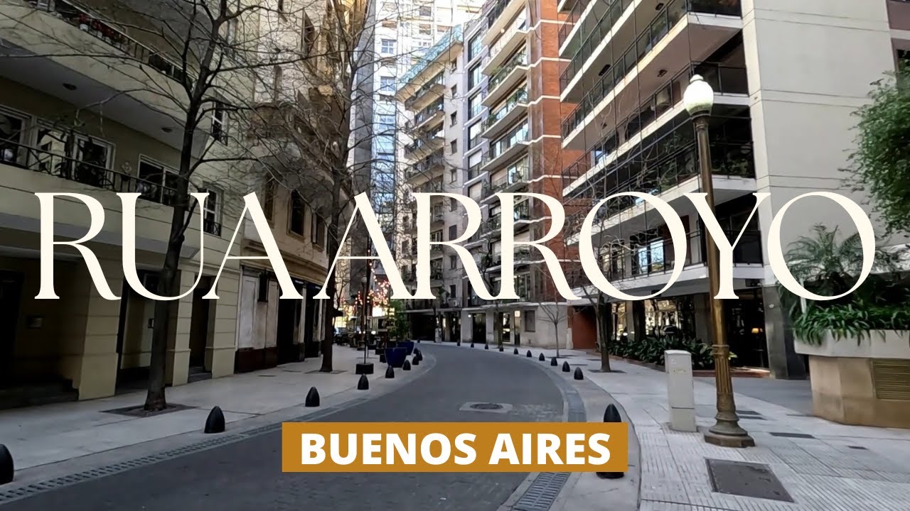 A rua mais bonita de Buenos Aires | RUA ARROYO, Bairro Retiro