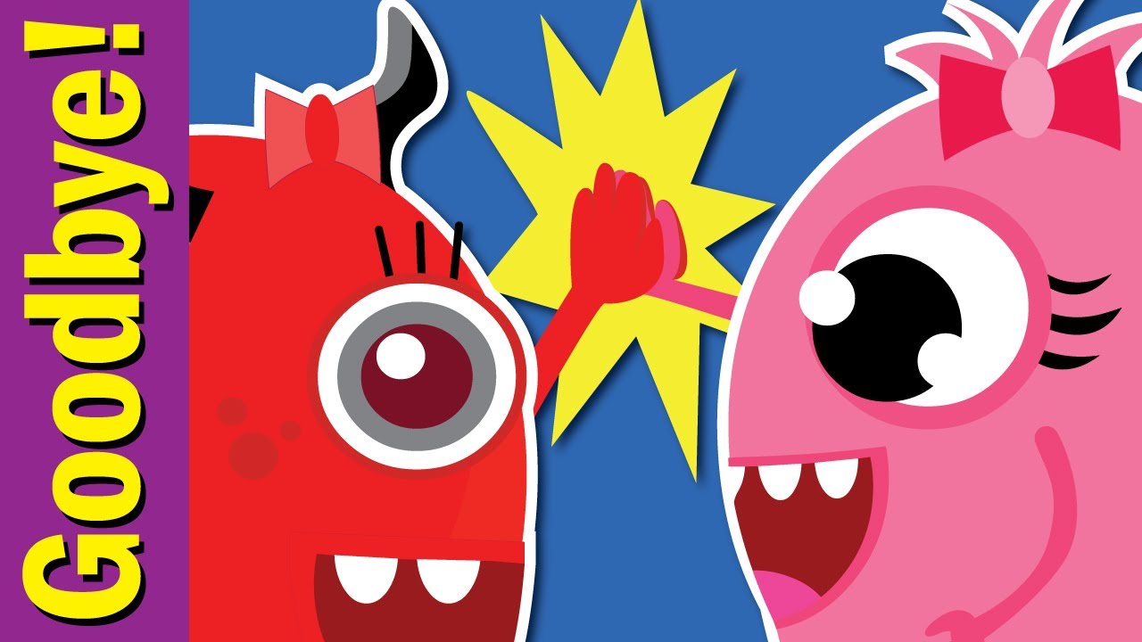 The Goodbye Song for Children | Fun Kids English