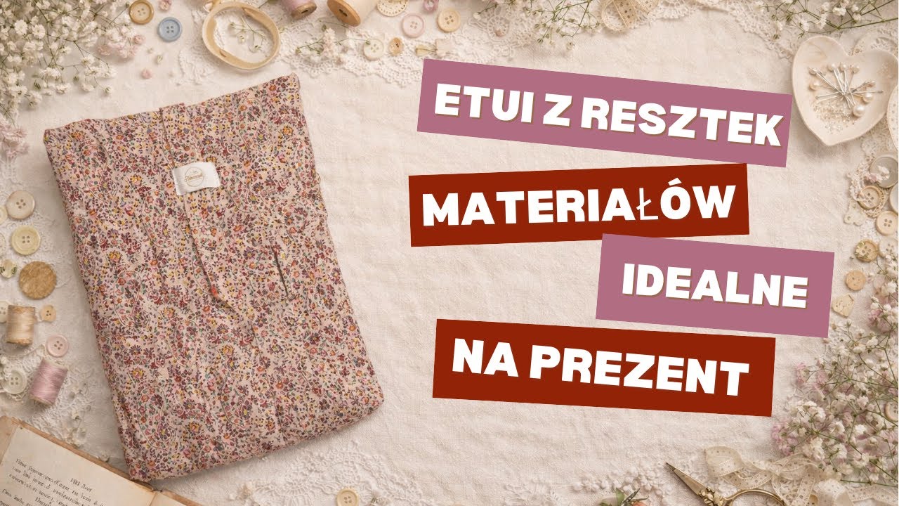 Ten pokrowiec uszyłam z recyklingu. Dobry pomysł na walentynki