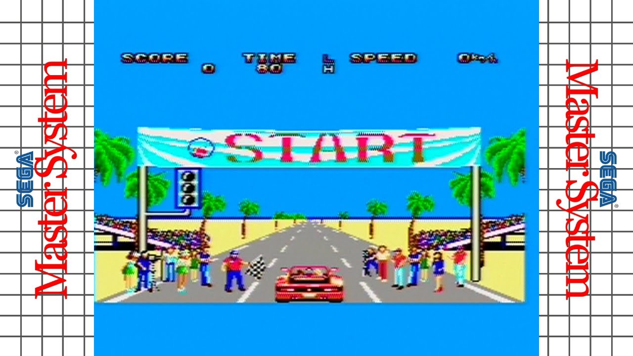OutRun [EU] 🌴 | SEGA Master System | Spieldurchgang - Longplay | Keine Emulation
