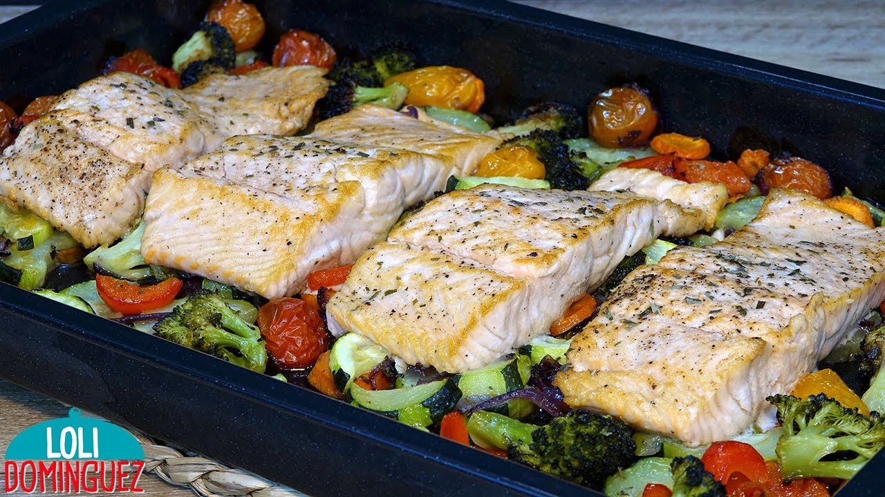 Saludable, delicioso y nutritivo, se hace tan fácil que os va a encantar - VERDURAS - SALMÓN