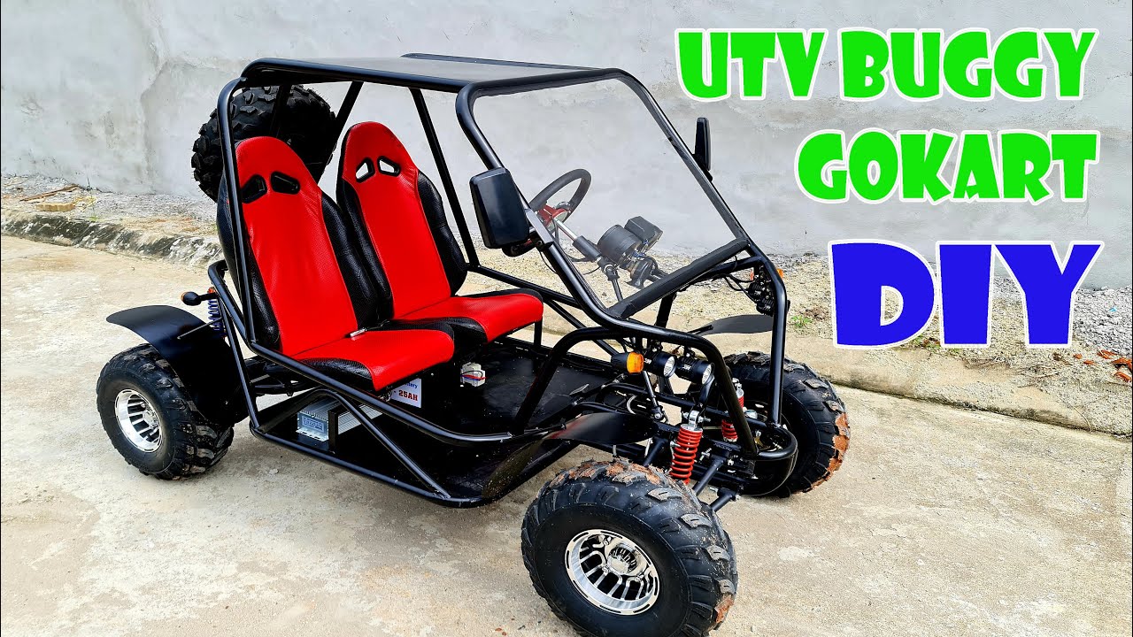 DIY Багги UTV Go-Kart дома – Электрокар своими руками