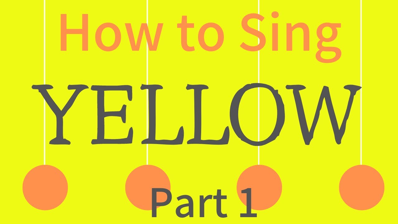 【Tutorial】Yellow Part 1, Japanese, Romanized lyrics, Tutorial, Japanese 101, karaoke, Yoh Kamiyama