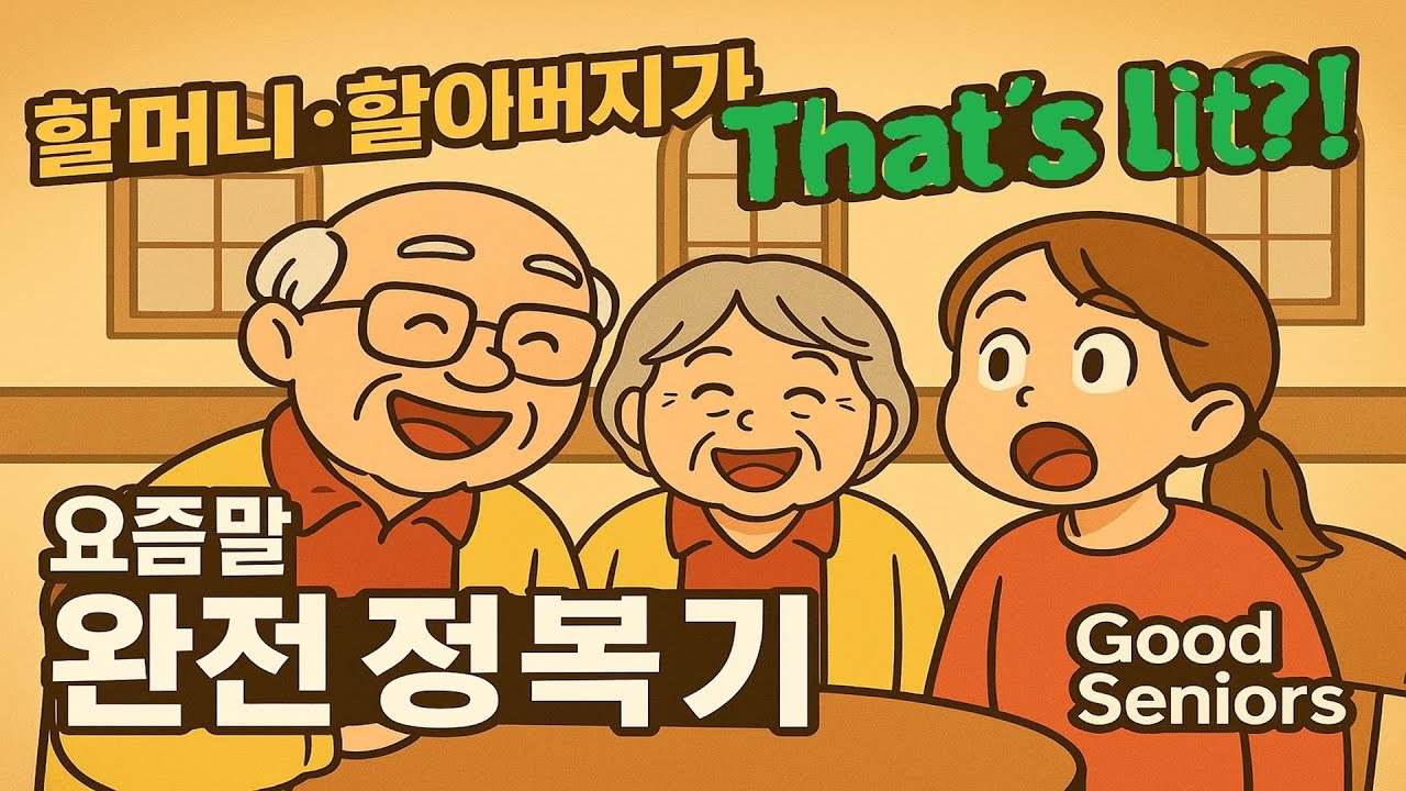 손주들 말을 못알아듣겠으면 보세요. 빵 터졌다!#손주와소통 #요즘말 #킹받네 #JMT #ThatsLit #노캡