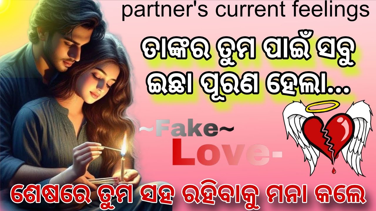 DEEP LOVE WITH TRUE EMOTION ❤️PARTNER'S CURRENT FEELINGS ✅ODIA TAROT CARD READING 