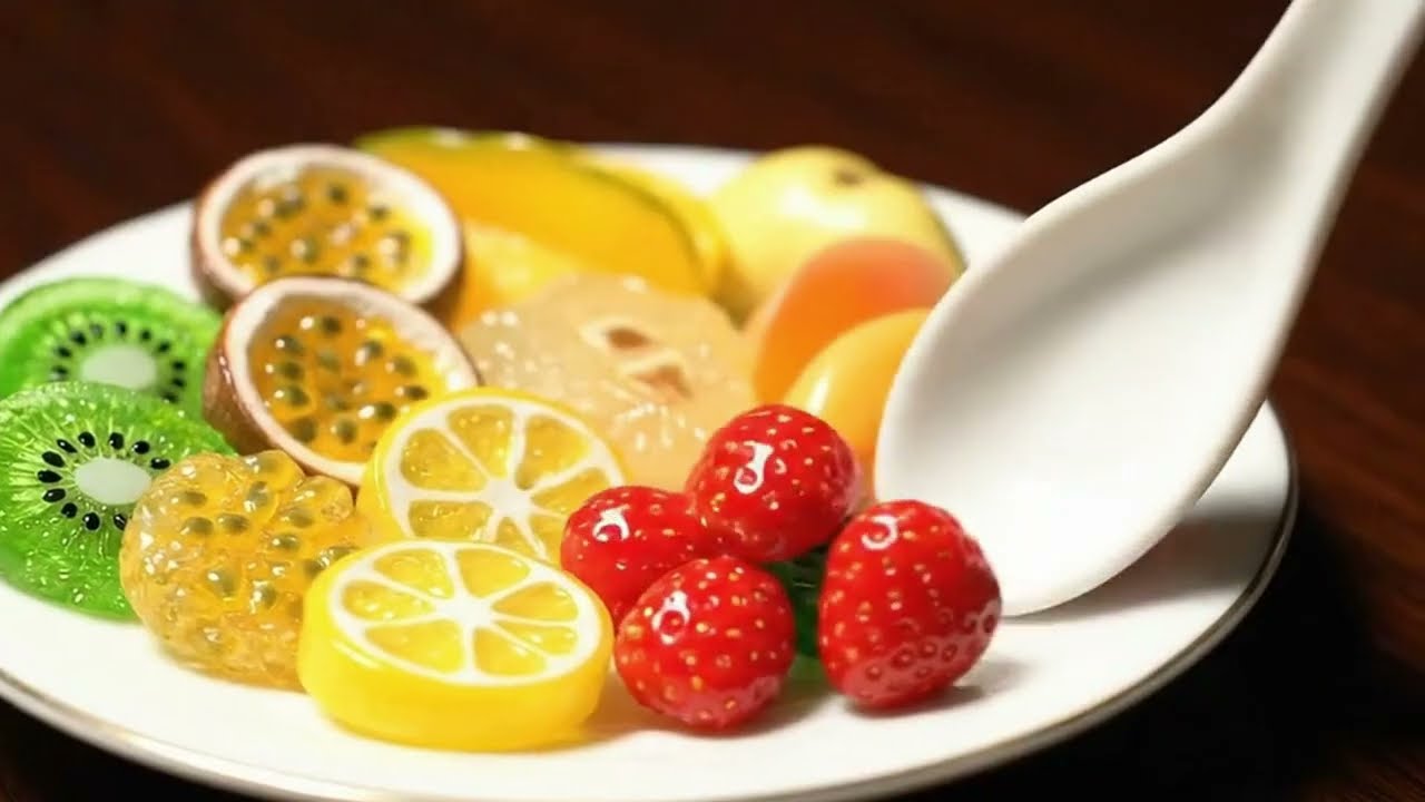🍏 ASMR Relaxing Glass & Transparent Fruit Cutting  - Part 2🍇