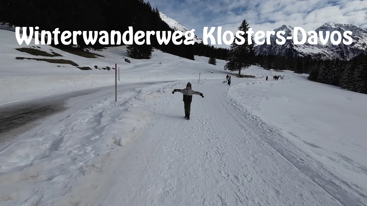 Winterwanderweg Klosters-Davos, Switzerland