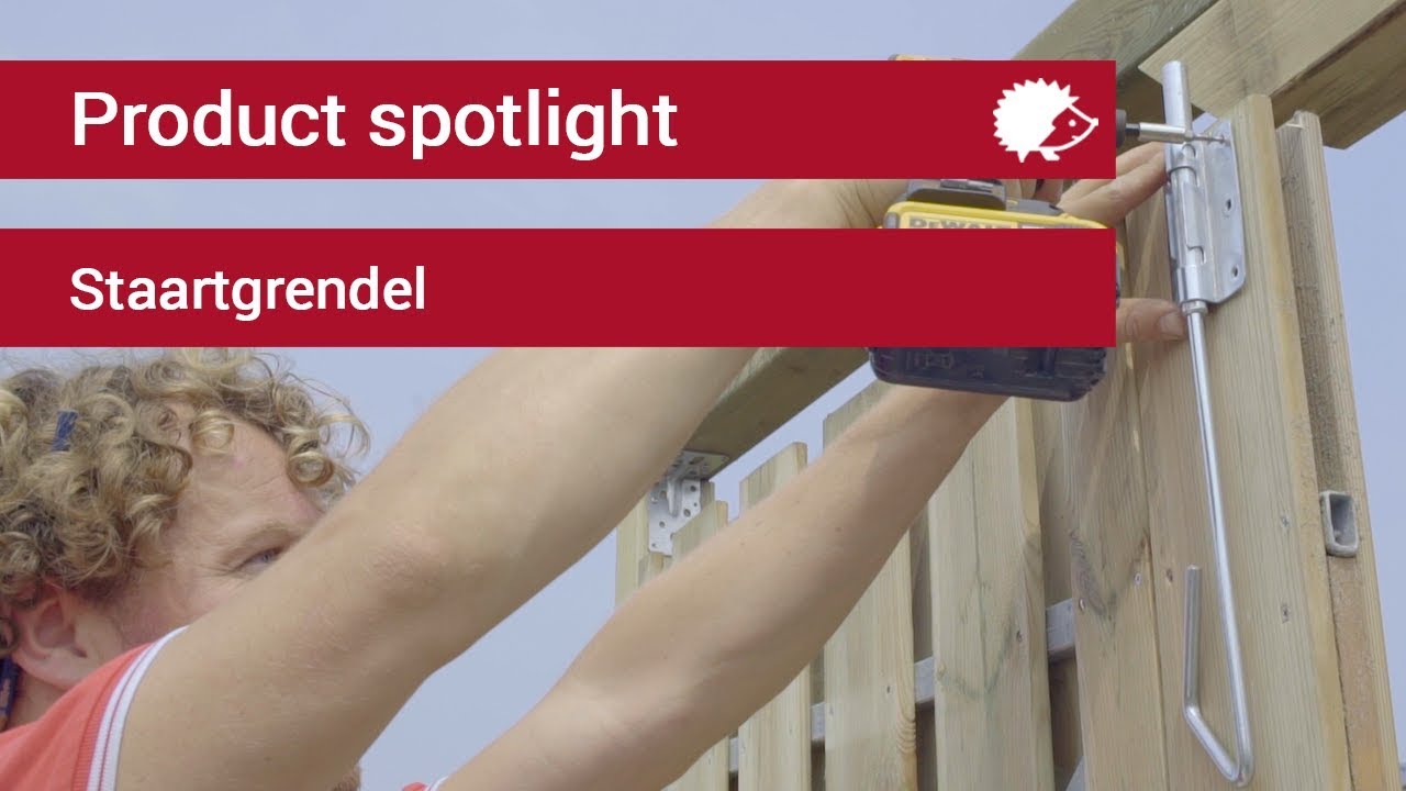 Product Spotlight: Schutting Staartgrendel bevestiging schuttingdeur