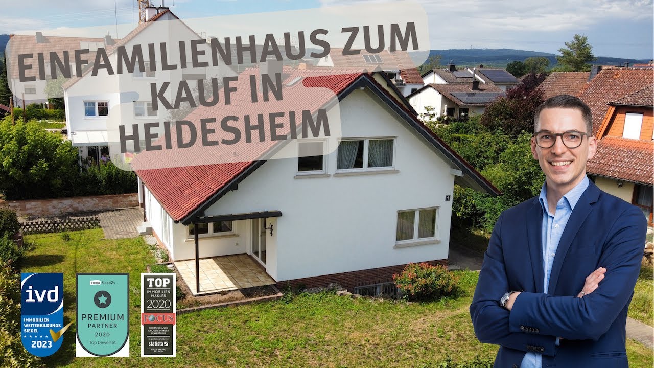 🏡📹 Top gepflegtes Einfamilienhaus mit großem Garten zum Kauf in ruhiger Lage von Heidesheim 📹🏡