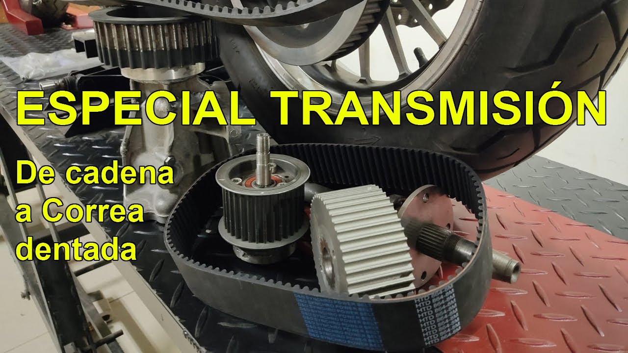 T1C17 - Convertir transmisión de Honda Shadow 600, a Correa dentada de Harley Davidson 1200 ⭐⭐⭐⭐⭐