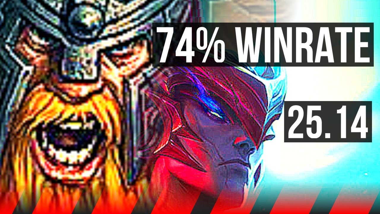 OLAF vs YONE (TOP) | 74% winrate | KR Master | 25.14