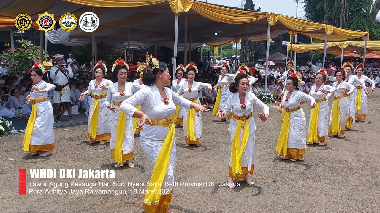 Rejang Taksu Bhuwana | WHDI DKI Jakarta, Tawur Agung Kesanga Hari Suci Nyepi Saka 1948
