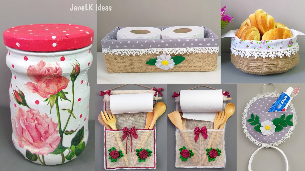 5 Bellas y Útiles Ideas Para Tu CASA!| Manualidades Fáciles y Útiles | Decora tu Casa con reciclaje.