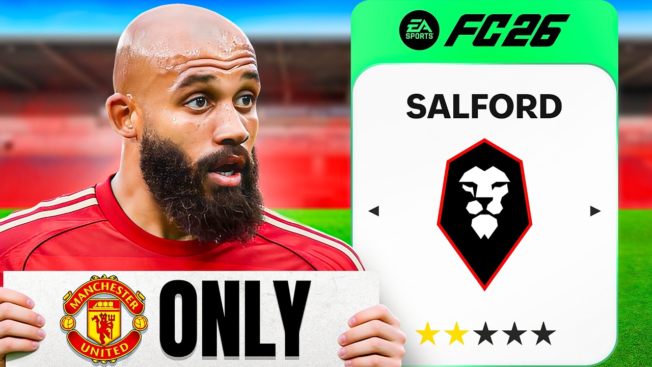 I Rebuilt Salford City With Man Utd Players ONLY!