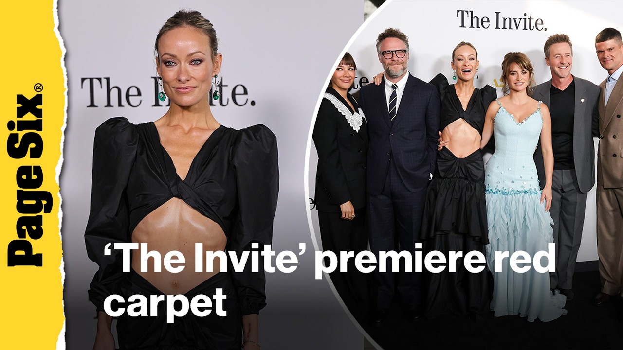 'The Invite' premiere red carpet: Olivia Wilde, Seth Rogen, Pen&eacute;lope Cruz and more