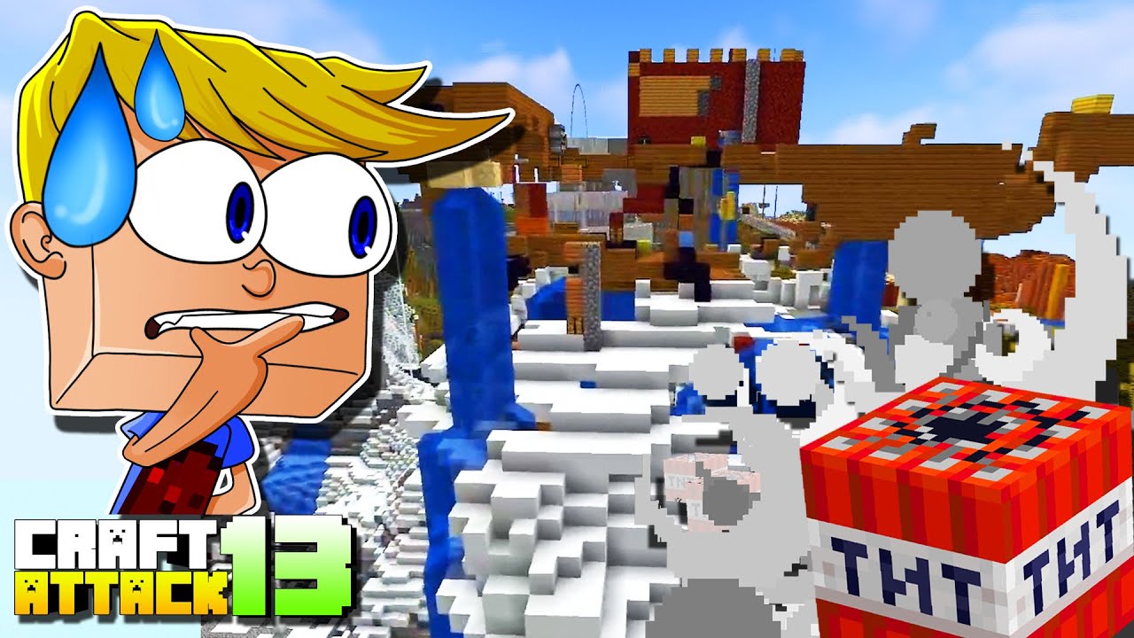 Lager GESPRENGT! Hugo rastet KOMPLETT aus! Minecraft Craft Attack 13 #29