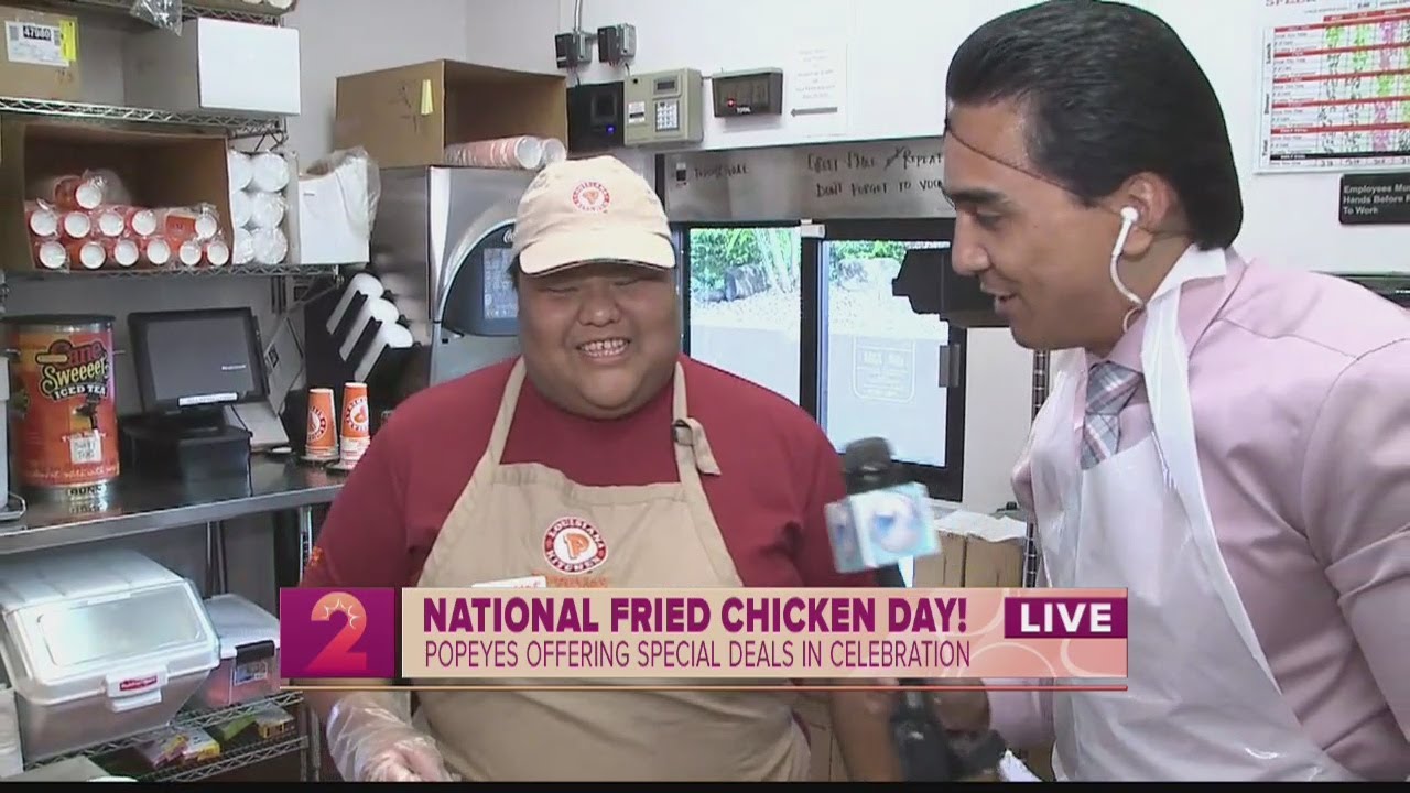 National Fried Chicken Day brings us to Popeyes Louisiana Kitchen