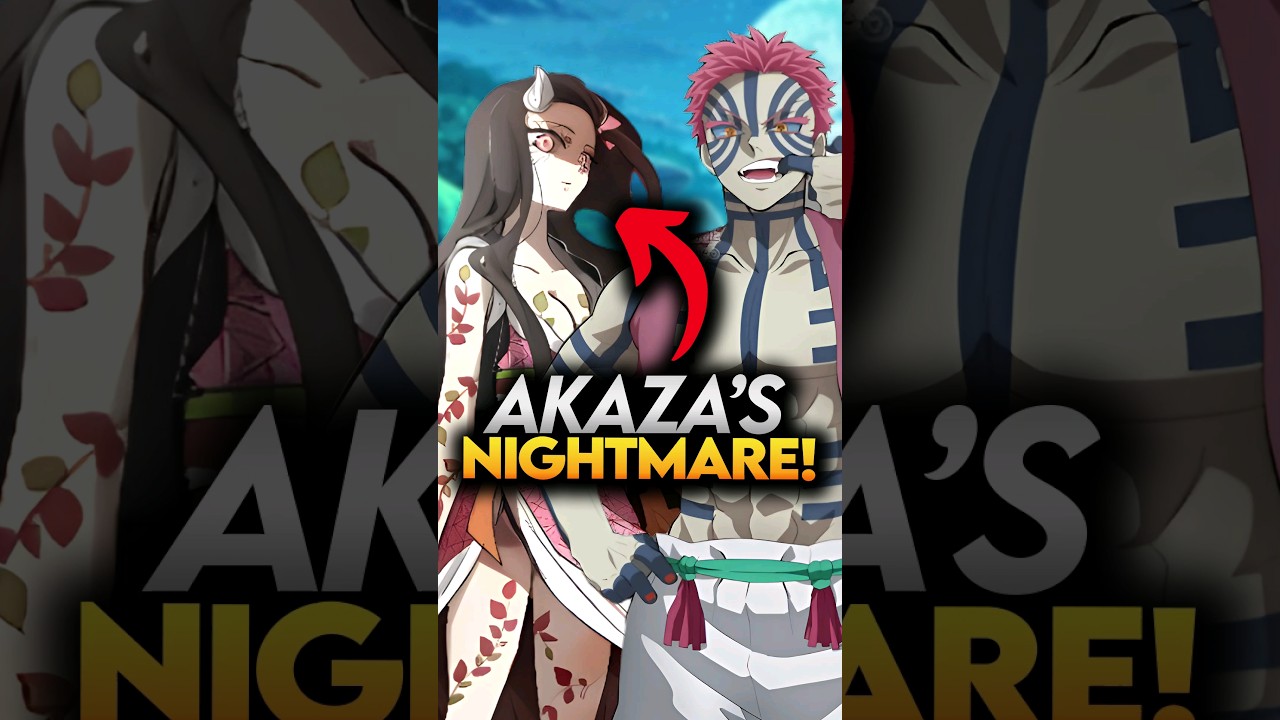 What if Nezuko had Fought Akaza During Mugen Train Arc? Demon Slayer Explained #demonslayer #shorts