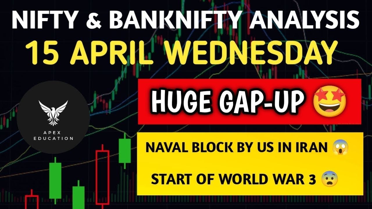 Nifty Wednesday Prediction | Sensex Tomorrow Prediction | 15 April Wednesday Market gap up or down
