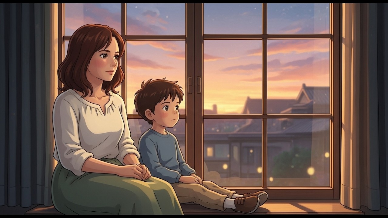 After School Quiet | Golden Hour at Home (Cozy ASMR Animation)