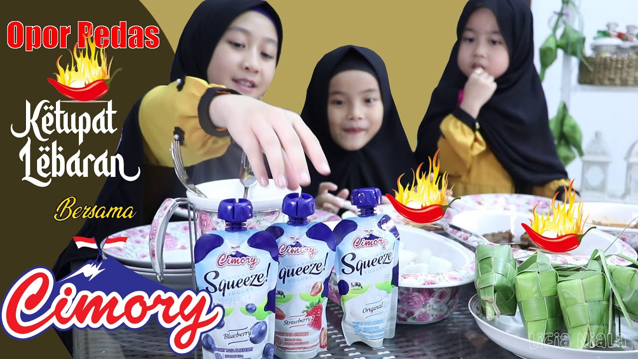 Lifia Niala Merayakan Lebaran Bersama Cimory YOGURT Squeeze | DIRUMAH SAJA