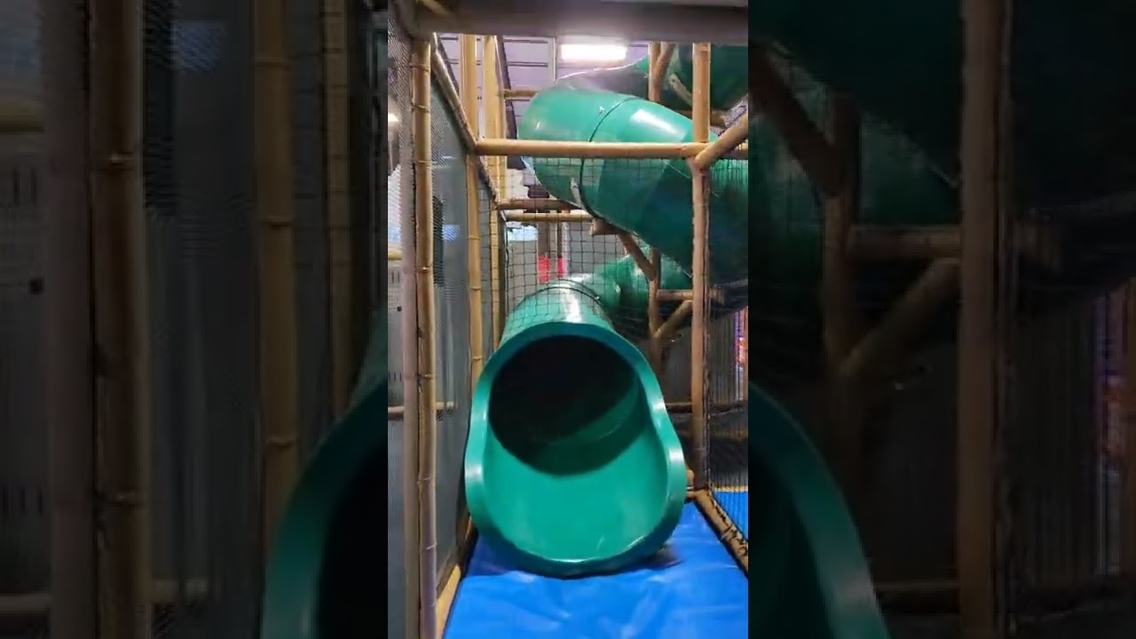 Giant Tube Slide Fun!!!