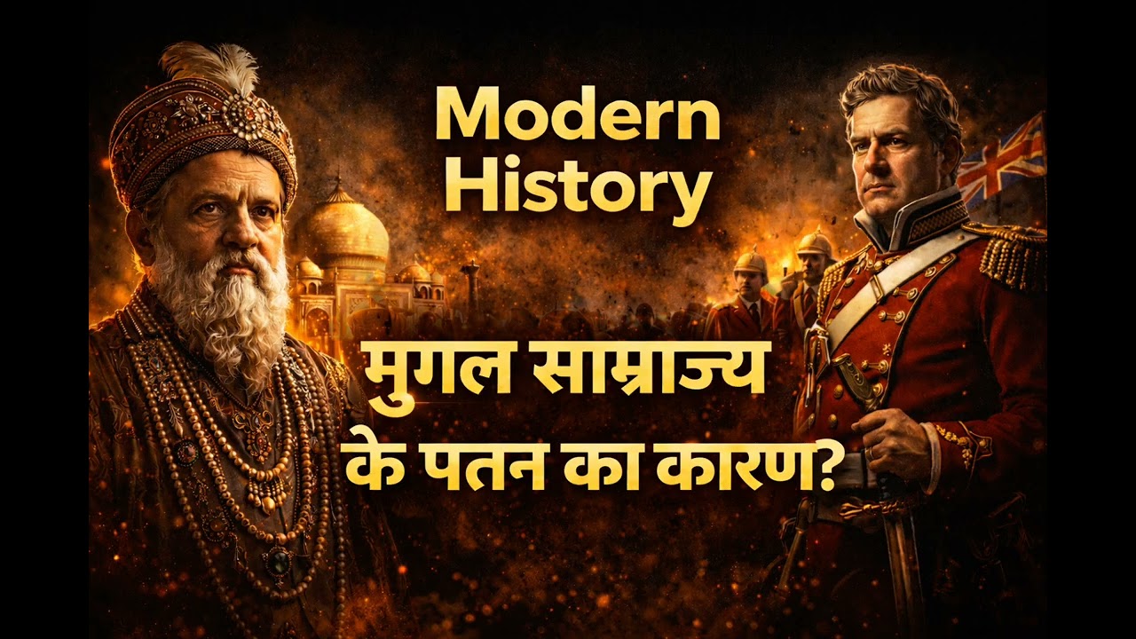 Modern History | मुगल साम्राज्य के पतन का कारण? | Decline of Mughal Empire