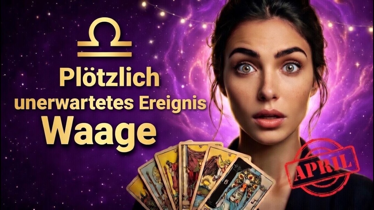 WAAGE ♎️ APRIL TAROT | DIR WIRD JETZT DER R&Uuml;CKEN GEST&Auml;RKT! ✨ Die Botschaft f&uuml;r deinen Durchbruch!