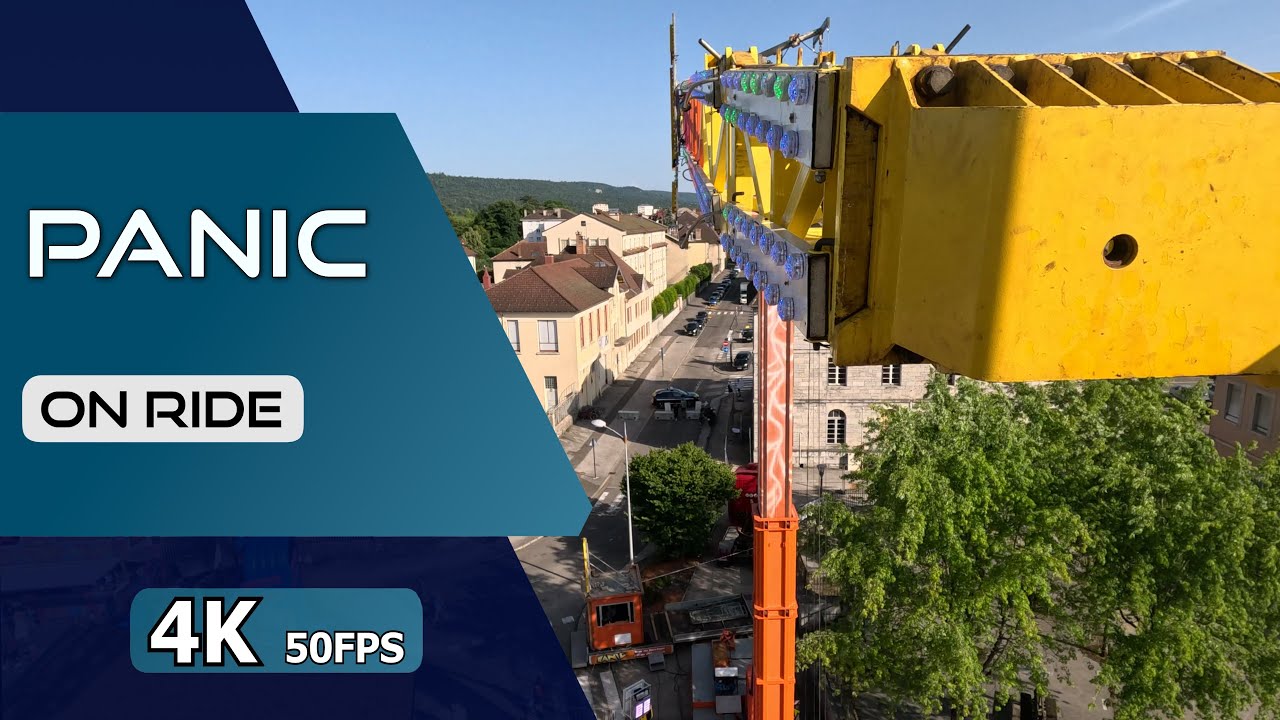 Panic- Fête foraine de Champagnole 2025 (On ride/4K 50 fps)